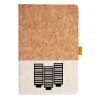 Cork And Heathered Fabric Hardcover Journal 5.5" X 8.25" Thumbnail