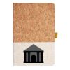 Cork And Heathered Fabric Hardcover Journal 5.5" X 8.25" Thumbnail