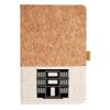 Cork And Heathered Fabric Hardcover Journal 5.5" X 8.25" Thumbnail