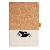 Cork And Heathered Fabric Hardcover Journal 5.5" X 8.25" Thumbnail