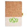 Cork And Heathered Fabric Hardcover Journal 5.5" X 8.25" Thumbnail