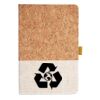 Cork And Heathered Fabric Hardcover Journal 5.5" X 8.25" Thumbnail