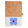 Cork And Heathered Fabric Hardcover Journal 5.5" X 8.25" Thumbnail