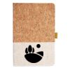Cork And Heathered Fabric Hardcover Journal 5.5" X 8.25" Thumbnail