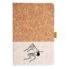 Cork And Heathered Fabric Hardcover Journal 5.5" X 8.25" Thumbnail