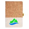 Cork And Heathered Fabric Hardcover Journal 5.5" X 8.25" Thumbnail