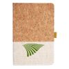 Cork And Heathered Fabric Hardcover Journal 5.5" X 8.25" Thumbnail
