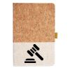 Cork And Heathered Fabric Hardcover Journal 5.5" X 8.25" Thumbnail