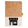 Cork And Heathered Fabric Hardcover Journal 5.5" X 8.25" Thumbnail