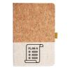Cork And Heathered Fabric Hardcover Journal 5.5" X 8.25" Thumbnail
