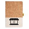 Cork And Heathered Fabric Hardcover Journal 5.5" X 8.25" Thumbnail