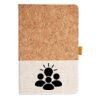 Cork And Heathered Fabric Hardcover Journal 5.5" X 8.25" Thumbnail