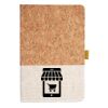 Cork And Heathered Fabric Hardcover Journal 5.5" X 8.25" Thumbnail