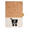 Cork And Heathered Fabric Hardcover Journal 5.5" X 8.25" Thumbnail