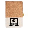 Cork And Heathered Fabric Hardcover Journal 5.5" X 8.25" Thumbnail