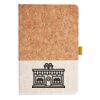 Cork And Heathered Fabric Hardcover Journal 5.5" X 8.25" Thumbnail