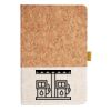 Cork And Heathered Fabric Hardcover Journal 5.5" X 8.25" Thumbnail