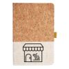 Cork And Heathered Fabric Hardcover Journal 5.5" X 8.25" Thumbnail