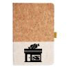 Cork And Heathered Fabric Hardcover Journal 5.5" X 8.25" Thumbnail