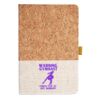 Cork And Heathered Fabric Hardcover Journal 5.5" X 8.25" Thumbnail