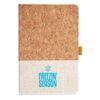 Cork And Heathered Fabric Hardcover Journal 5.5" X 8.25" Thumbnail