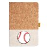 Cork And Heathered Fabric Hardcover Journal 5.5" X 8.25" Thumbnail