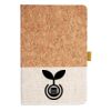 Cork And Heathered Fabric Hardcover Journal 5.5" X 8.25" Thumbnail