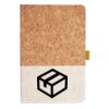 Cork And Heathered Fabric Hardcover Journal 5.5" X 8.25" Thumbnail