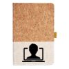 Cork And Heathered Fabric Hardcover Journal 5.5" X 8.25" Thumbnail