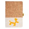 Cork And Heathered Fabric Hardcover Journal 5.5" X 8.25" Thumbnail