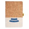 Cork And Heathered Fabric Hardcover Journal 5.5" X 8.25" Thumbnail