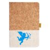 Cork And Heathered Fabric Hardcover Journal 5.5" X 8.25" Thumbnail