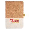 Cork And Heathered Fabric Hardcover Journal 5.5" X 8.25" Thumbnail