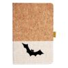 Cork And Heathered Fabric Hardcover Journal 5.5" X 8.25" Thumbnail