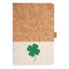 Cork And Heathered Fabric Hardcover Journal 5.5" X 8.25" Thumbnail