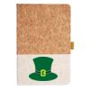 Cork And Heathered Fabric Hardcover Journal 5.5" X 8.25" Thumbnail