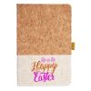 Cork And Heathered Fabric Hardcover Journal 5.5" X 8.25" Thumbnail