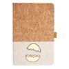 Cork And Heathered Fabric Hardcover Journal 5.5" X 8.25" Thumbnail