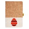 Cork And Heathered Fabric Hardcover Journal 5.5" X 8.25" Thumbnail