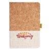 Cork And Heathered Fabric Hardcover Journal 5.5" X 8.25" Thumbnail