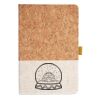 Cork And Heathered Fabric Hardcover Journal 5.5" X 8.25" Thumbnail