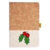 Cork And Heathered Fabric Hardcover Journal 5.5" X 8.25" Thumbnail