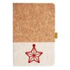 Cork And Heathered Fabric Hardcover Journal 5.5" X 8.25" Thumbnail