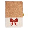 Cork And Heathered Fabric Hardcover Journal 5.5" X 8.25" Thumbnail