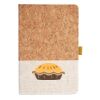 Cork And Heathered Fabric Hardcover Journal 5.5" X 8.25" Thumbnail