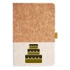 Cork And Heathered Fabric Hardcover Journal 5.5" X 8.25" Thumbnail