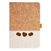 Cork And Heathered Fabric Hardcover Journal 5.5" X 8.25" Thumbnail