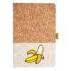 Cork And Heathered Fabric Hardcover Journal 5.5" X 8.25" Thumbnail