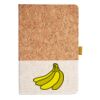 Cork And Heathered Fabric Hardcover Journal 5.5" X 8.25" Thumbnail