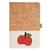 Cork And Heathered Fabric Hardcover Journal 5.5" X 8.25" Thumbnail